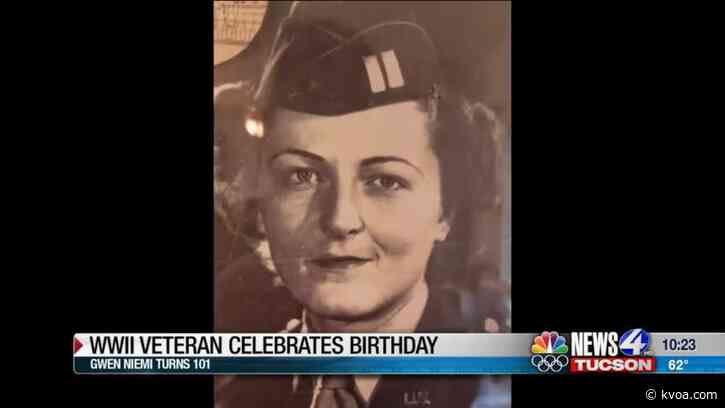 WWII veteran celebrates 101st birthday in Tucson
