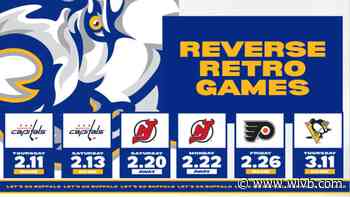 Sabres will wear "Reverse Retro" jerseys six times this season