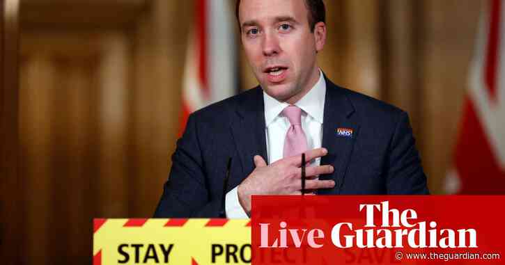 UK Covid live: Matt Hancock leads news briefing after 105 cases of South African variant identified in Britain