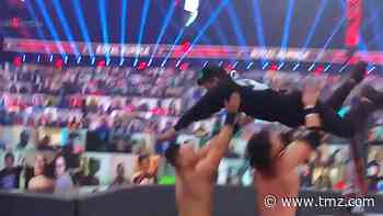 Bad Bunny Hits Frog Splash Off the Top Rope at Royal Rumble, Take That Miz!