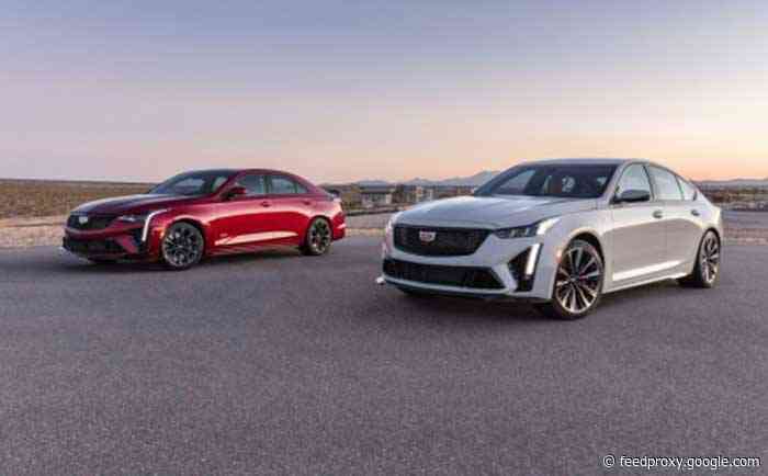 Cadillac teases CT4-V and CT5-V Blackwing performance cars ahead of the official reveal