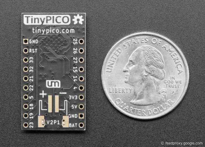 Second generation TinyPICO ESP32 development board now available
