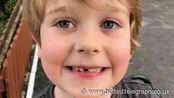 Novel idea: Ezra (6) puts finishing touches to book