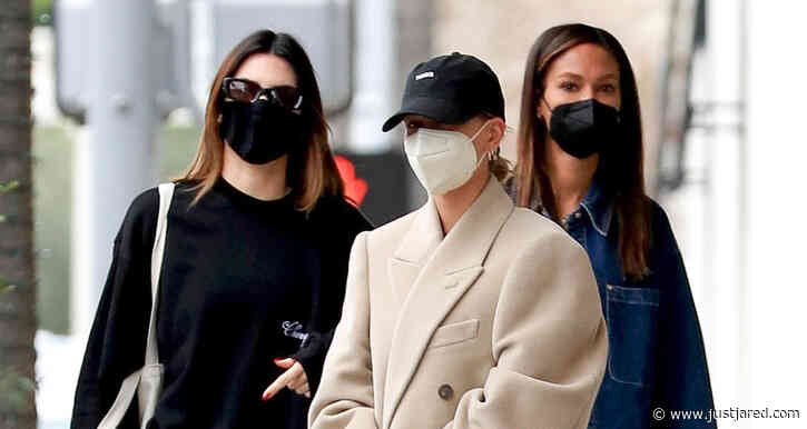 Kendall Jenner, Hailey Bieber, & Joan Smalls Meet Up for Lunch & a Workout