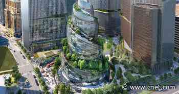 Amazon to build giant, swirling 'Helix' at its HQ2 in Virginia     - CNET