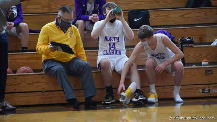 High School Basketball Coach Gives One Of His Players The Shoes Off Of His Feet During Game