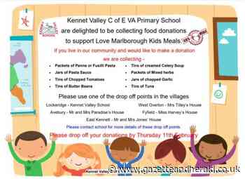 Kennet Valley school kids collect food for Love Marlborough | The Wiltshire Gazette and Herald - The Wiltshire Gazette and Herald
