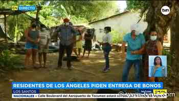 Vecinos de la comunidad de Los Ángeles en Los Santos se quedaron sin el bono solidario - TVN Noticias