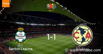 Santos Laguna y América empatan 1-1 y se reparten los puntos - infobae