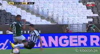 Palmeiras vs. Santos: Lucas Veríssimo pudo irse expulsado a los 10 minutos tras dura entrada sobre Roni | VIDEO - El Bocón