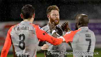 Larne hit four at Glenavon to blast title challenge back on track