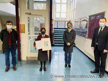School girl wins Lewisham & Greenwich NHS card competition