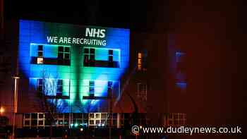 Hospital recruitment campaign lights up night sky in Dudley | Dudley - Dudley News