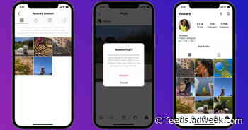 Instagram Adds Recently Deleted Folder