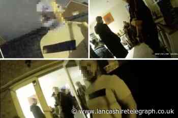Video shows moment police break up Covid-breach birthday party
