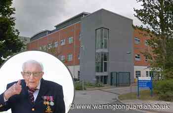 Warrington Hospital pays tribute to Captain Sir Tom Moore