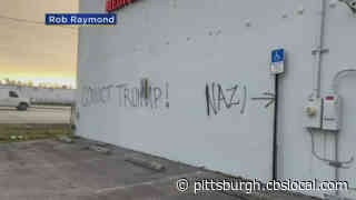 Police Investigating Whether ‘Nazi,’ ‘Convict Trump’ Graffiti On Supporter’s Business Was Hate Crime