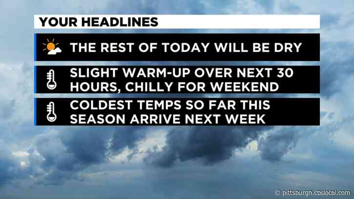 Pittsburgh Weather: Partly Sunny And Cold