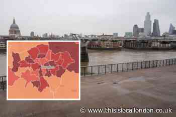 Map shows Covid cases in every London borough
