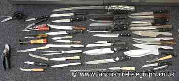 More than 40 knives handed in to Burnley police, including machetes, screwdrivers and garden prunes