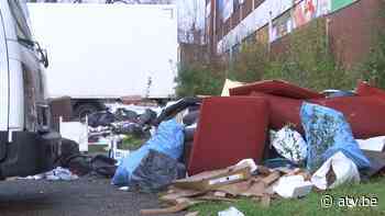 Grote illegale vuilnisbelt aan Lageweg in Hoboken - ATV