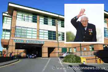 Royal Bolton Hospital's tribute to Captain Sir Tom Moore - The Bolton News