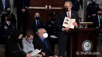 Congressional leaders pay tribute as Capitol Police officer lies in honor