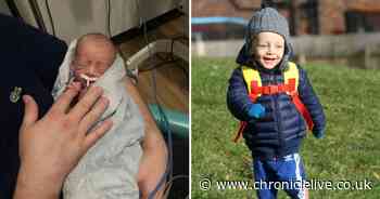 Heartwarming gesture for NHS by boy who was born weighing just 3lb 2oz