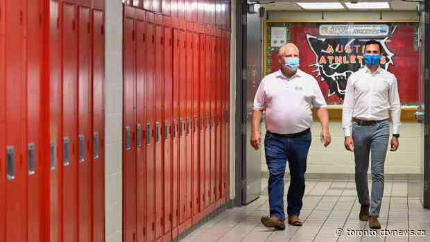 Ontario considering reopening all schools next week except those in Toronto and Peel Region, sources say - CTV Toronto