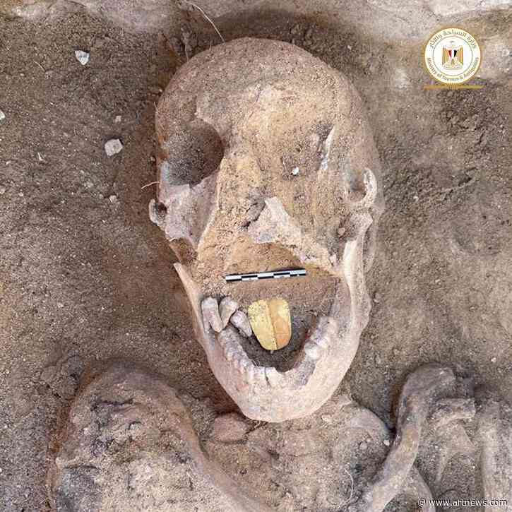Mysterious Mummy with Golden Tongue Is Unearthed In Egypt