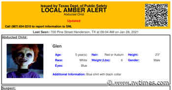 Texas Department Apologizes for ‘Chucky’ Amber Alert