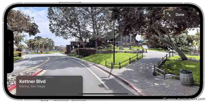 Apple Maps 'Look Around' Feature Now Available in San Diego and Portland