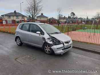 Police remove abandoned car from Farnworth