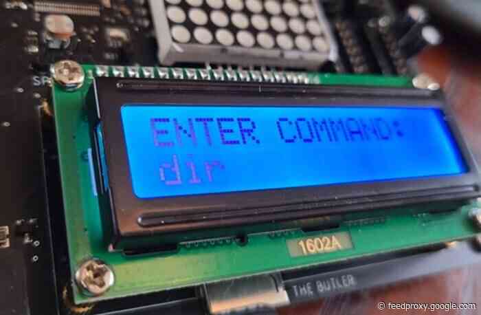The Butler a voice-activated Arduino program manager