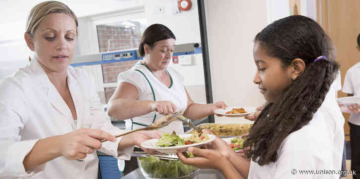 Government urged to protect school meals workers
