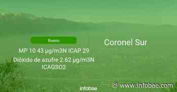 Calidad del aire en Coronel Sur de hoy 3 de febrero de 2021 - Condición del aire ICAP - infobae