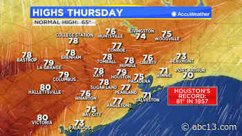 HOUSTON WEATHER: 3 cold fronts over the next 10 days - KTRK-TV