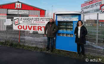 Près d'Arras, ce restaurant installe un distributeur de plats frais pour faire face à la crise - actu.fr
