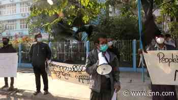 See how Burmese are using non-violence to protest coup