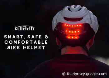 KULADN Smart cycling helmet with lights, signals and body sensors