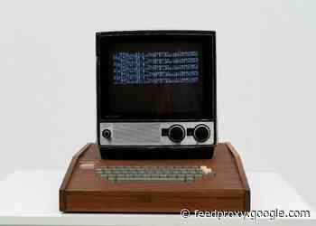 Iconic Apple 1 computer for sale on eBay for $1.5 million