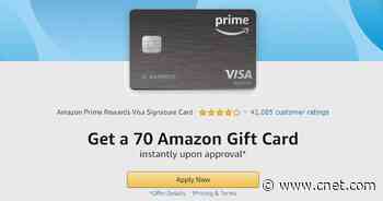 Amazon tip: Get a $70 gift card when you sign up for Amazon Prime Rewards Visa     - CNET