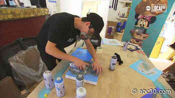 Hollywood street artist joins the fight against hunger