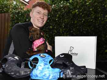 Young Wigan entrepreneur launches dog harness business - Wigan Today