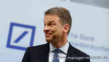 Deutsche Bank: Christian Sewing fährt ersten Gewinn seit 2014 ein