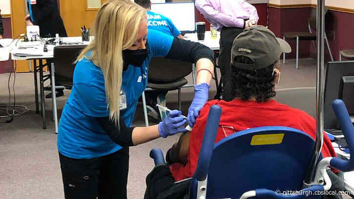 COVID-19 In Pittsburgh: AHN Jefferson Hospital Hosts Vaccination Clinic For Minorities 75 And Older