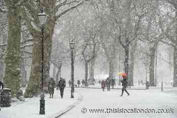 London weather: When Met Office says snow will fall