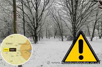 Met Office issues snow warning for Essex, London and Hertfordshire