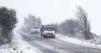 Weather warnings for snow, ice and rain extended for the North East