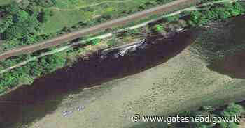 Keelman Way closed at Wylam due to landslip - Gateshead Council